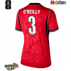Englanti Nico O'Reilly #3 Vieraspaita Naisten MM-kisat 2026 Lyhythihainen